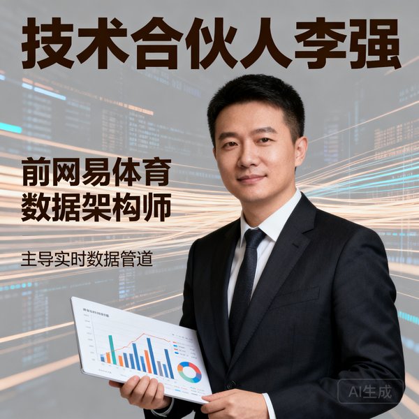 技术合伙人李强，前网易体育数据架构师，主导实时数据管道